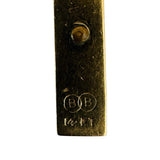 14k Yellow Gold 45.7g Vintage Heavy Beaded Rosary Necklace 32"