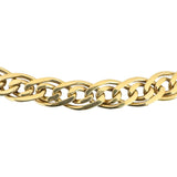 14k Yellow Gold 36g Solid Vintage 7mm Fancy Curb Link Chain Necklace 20"