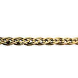 14k Yellow Gold 36g Solid Vintage 7mm Fancy Curb Link Chain Necklace 20"