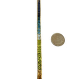 14k Yellow Gold 17.5g Solid Ladies Multi Gemstone Rainbow Tennis Bracelet 7"