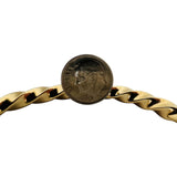 14k Yellow Gold 21g Solid Heavy Vintage 6mm Spiral Bangle Bracelet Italy 7"