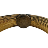 14k Yellow Gold 20.6g Ladies Diamond Cut 17mm Thick Bangle Bracelet 7.5"