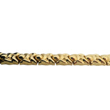 14k Yellow Gold 18.8g Ladies Polished 11mm Fancy Link Bracelet Italy 7"