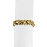 14k Yellow Gold 18.8g Ladies Polished 11mm Fancy Link Bracelet Italy 7"