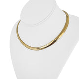 14k Yellow Gold 35.6g Solid Heavy 6mm Omega Link Necklace Italy 16"