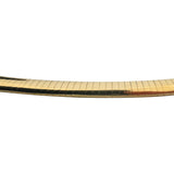 14k Yellow Gold 35.6g Solid Heavy 6mm Omega Link Necklace Italy 16"