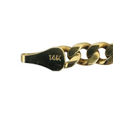 14k Yellow Gold 20.7g Solid Heavy 4mm Curb Link Chain Necklace 19"