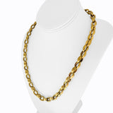Chiampesan 18k Yellow Gold 57g Heavy Vintage Ladies Fancy Necklace Italy 21"
