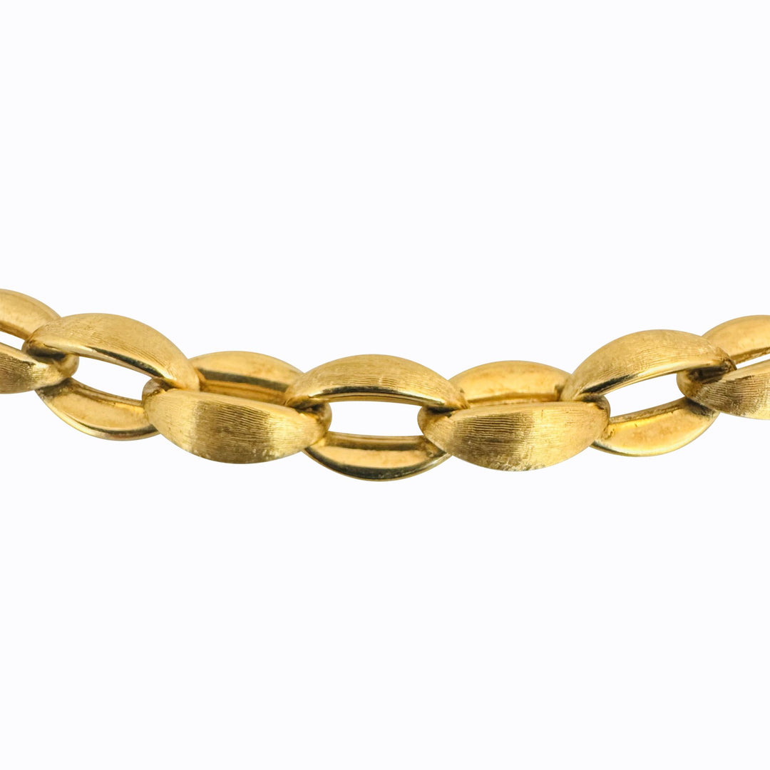 Chiampesan 18k Yellow Gold 57g Heavy Vintage Ladies Fancy Necklace Italy 21"