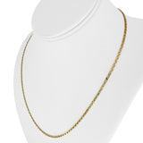 18k Yellow Gold 6g Solid Thin 2.4mm Mariner Link Chain Necklace Italy 19"