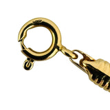 18k Yellow Gold 10.4g Hollow Light 4mm Ribbed Barrel Link Necklace 24"