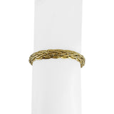 14k Yellow Gold 17.4g Ladies Fancy Link Cabochon Amethyst Bracelet 7"