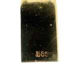 14k Yellow Gold 33.3g Multi Gemstone XO Hugs and Kisses Link Necklace 17"