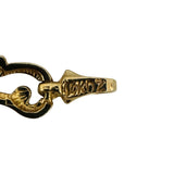 14k Yellow Gold and Blue Green Opal 28.2g Fancy Link Necklace 16.5"