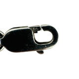 14k White Gold and Diamonds 7g Ladies Wave Link Bracelet 7.25"