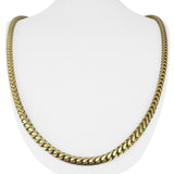 14k Yellow Gold 79.6g Solid Heavy 4.5mm Squared Franco Link Chain Necklace 26"