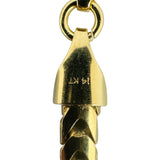 14k Yellow Gold 79.6g Solid Heavy 4.5mm Squared Franco Link Chain Necklace 26"