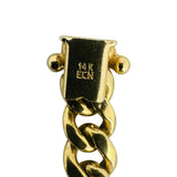 14k Yellow Gold 18.6g Hollow 6.5mm Cuban Curb Link Chain Necklace 18"
