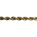 14k Yellow Gold 21g Solid Heavy 5.5mm Men's Rope Bracelet 8.5"