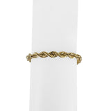 14k Yellow Gold 21g Solid Heavy 5.5mm Men's Rope Bracelet 8.5"