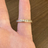 14k Rose Gold and 1.75cttw Diamond 4mm Eternity Band Ring Size 8.5