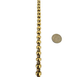 Chimento 18k Yellow White and Rose Gold 21.6g Vintage Fancy Link Bracelet 7.75"