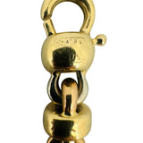 Chimento 18k Yellow White and Rose Gold 21.6g Vintage Fancy Link Bracelet 7.75"