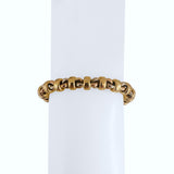 Chimento 18k Yellow White and Rose Gold 21.6g Vintage Fancy Link Bracelet 7.75"