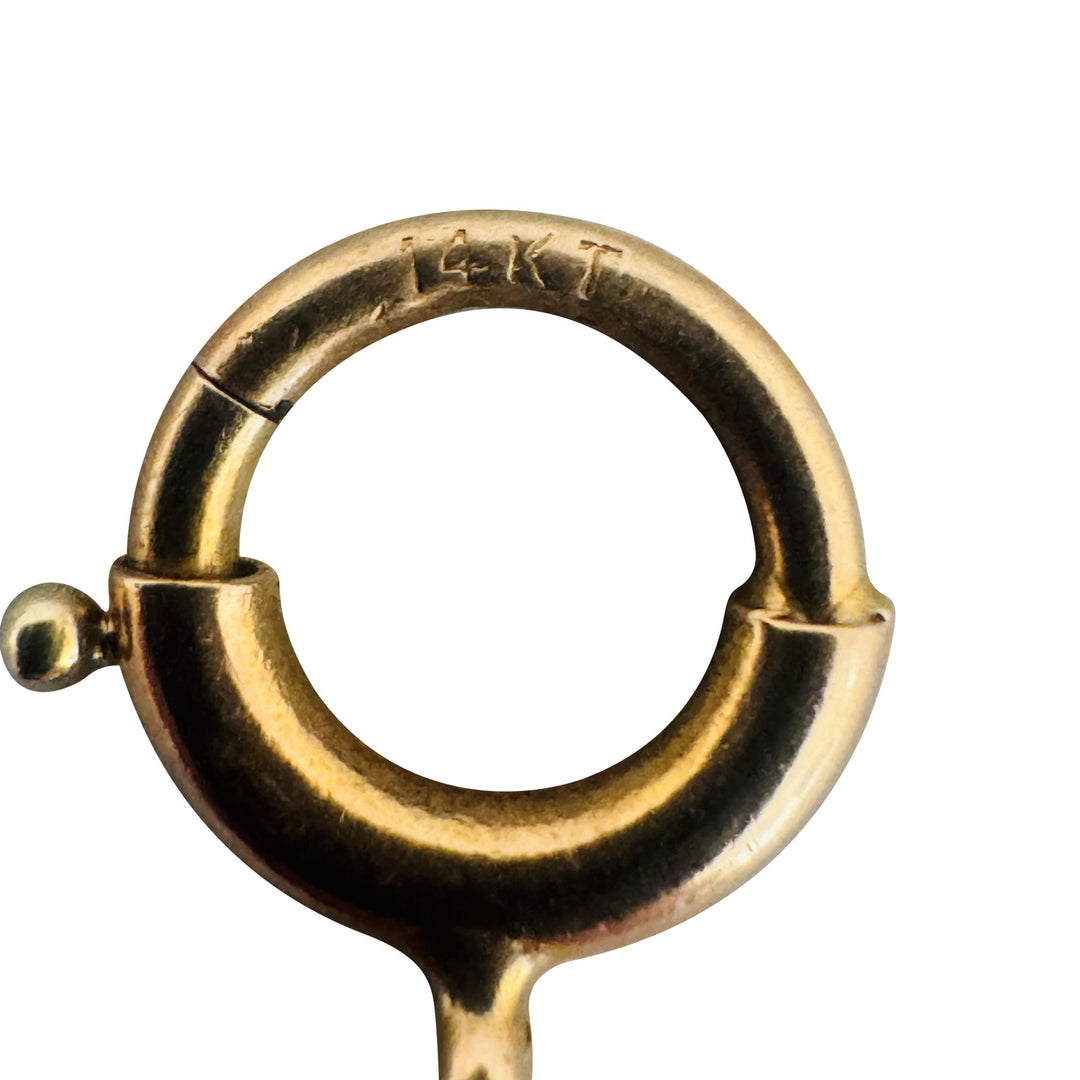 14k Yellow Gold Garnet Amethyst and Moonstone 16.2g Vintage Ladies Bracelet 7"