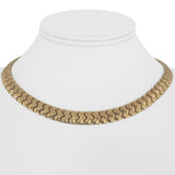 14k Yellow Gold 25g Ladies 9mm Fancy Link Necklace 16"