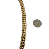 14k Yellow Gold 25g Ladies 9mm Fancy Link Necklace 16"