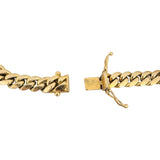 18k Yellow Gold 31.4g Solid Heavy 7.5mm Cuban Link Bracelet Italy 7.25"