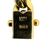 18k Yellow Gold 31.4g Solid Heavy 7.5mm Cuban Link Bracelet Italy 7.25"