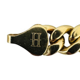 14k Yellow Gold 37g Semi Solid 7.5mm Cuban Link Chain Necklace 24"