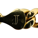 14k Yellow Gold 37g Semi Solid 7.5mm Cuban Link Chain Necklace 24"