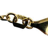 14k Yellow Gold 14g Laides Cable Link Clover Motif Necklace 17" or 19"