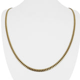 14k Yellow Gold 20.3g Solid 3.2mm Cuban Curb Link Chain Necklace 24"