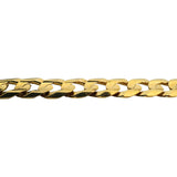 10k Yellow Gold 72.7g Solid Heavy 11mm Curb Link Chain Necklace 24"