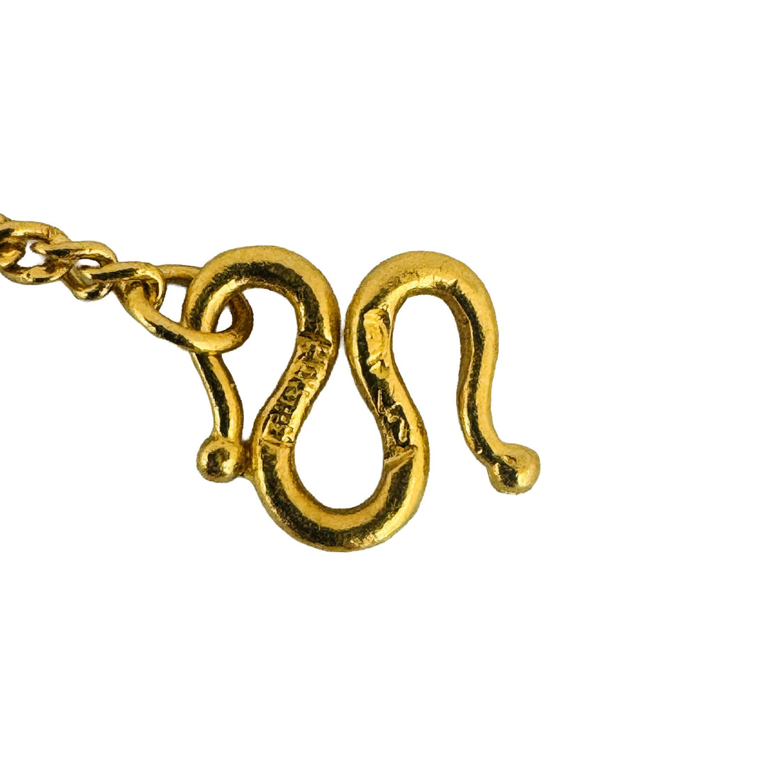 24k Pure Yellow Gold 7g Solid Thin 1.8mm Curb Link Chain Necklace 16"