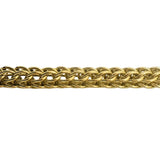 18k Yellow Gold 25.7g Thick Squared 9mm Fancy Link Bracelet 8.5"