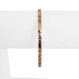 14k Yellow Gold 9.6g Solid Vintage 3mm Bangle Bracelet 7.5"