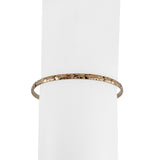 14k Yellow Gold 9.6g Solid Vintage 3mm Bangle Bracelet 7.5"