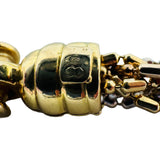 18k Yellow White and Rose Gold 16.3g Solid UnoAErre Woven Bracelet Italy 7.5"