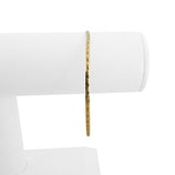 14k Yellow Gold 4.3g Solid Thin 2mm Ladies Round Bangle Bracelet 8.5"
