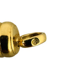 18k Yellow and White Gold 14g Vintage Fancy Byzantine Link Bracelet Italy 7"