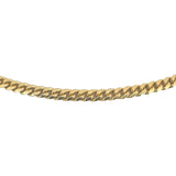 18k Yellow Gold 21.4g Solid 3.5mm Cuban Link Chain Necklace 18"