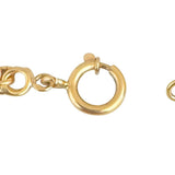 19k Portuguese Yellow Gold 20g Solid 6.5mm Double Curb Link Bracelet 7"