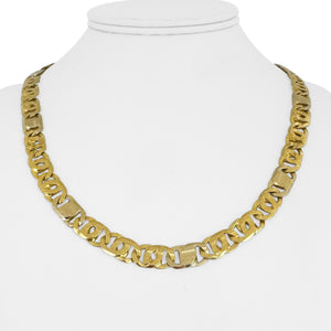 18k Yellow Gold 56.5g Solid 8.5mm Fancy Gucci Link Chain Necklace Italy 19.5"