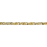 18k Yellow Gold 56.5g Solid 8.5mm Fancy Gucci Link Chain Necklace Italy 19.5"
