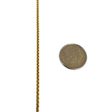 24k Pure Yellow Gold 9.4g Solid Thin 1.8mm Box Link Chain Necklace 16"